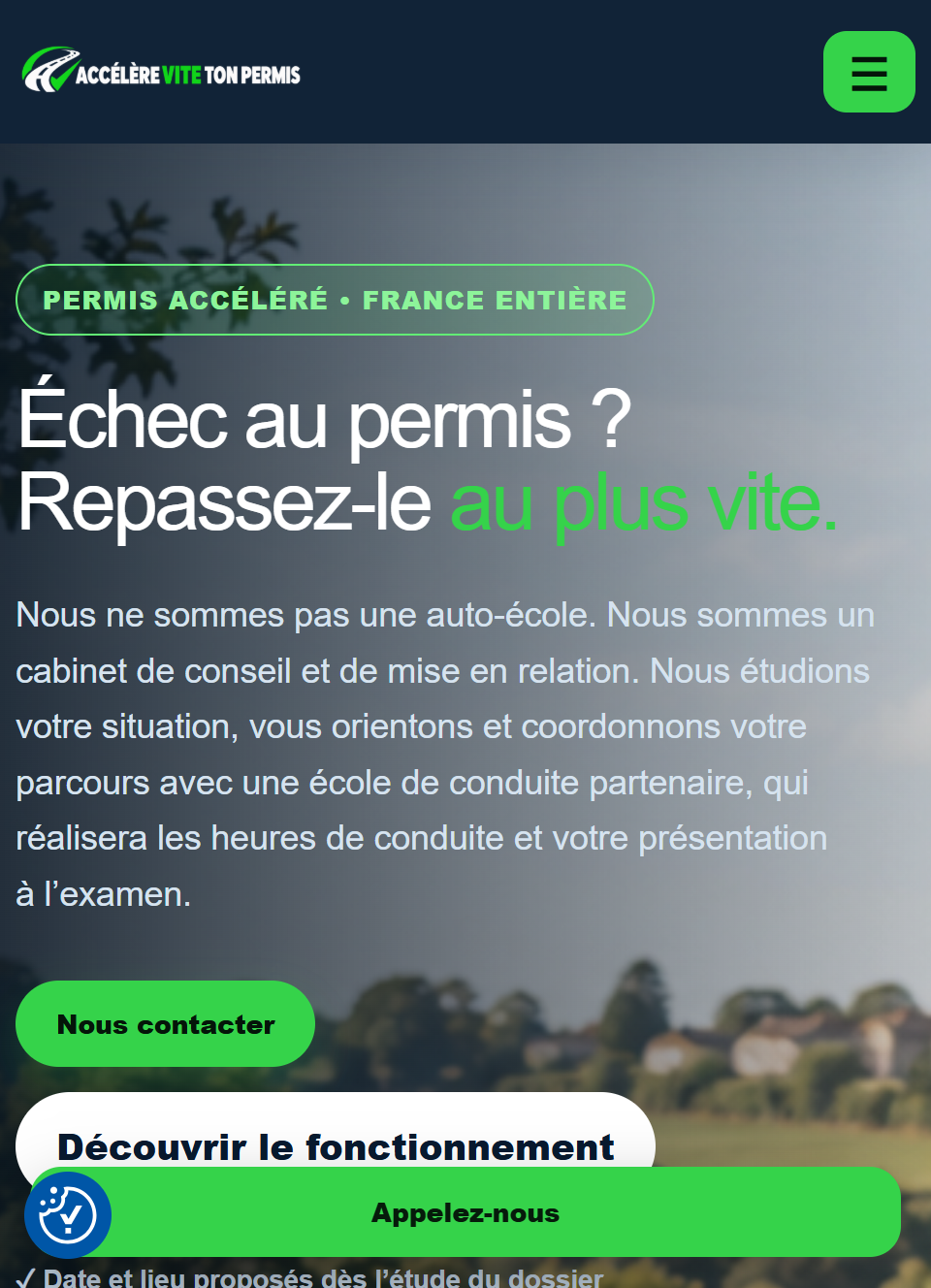 Accélère Vite Ton Permis sur mobile